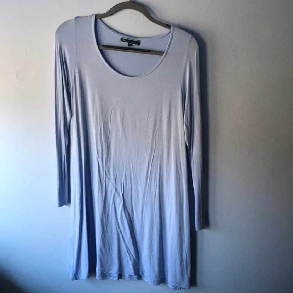 Super soft Blue long sleeve dress